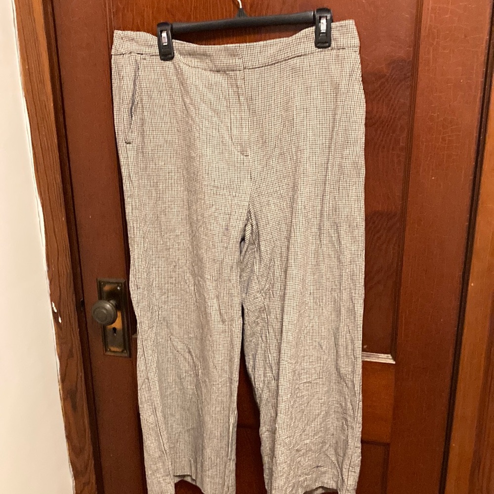 Loft Houndstooth Patterned Pants size10
